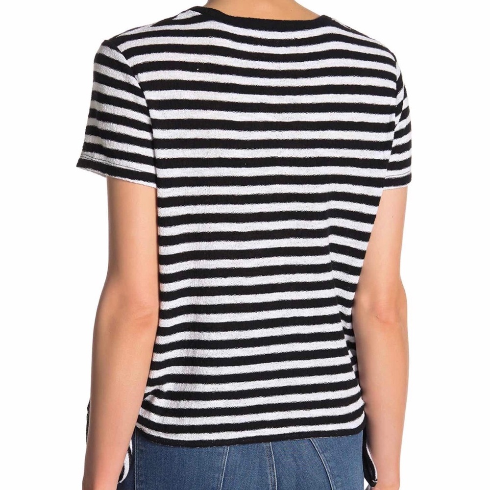 nwt madewell • stripe side tie tshirt - Picture 7 of 7